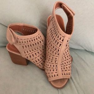 Tan booties